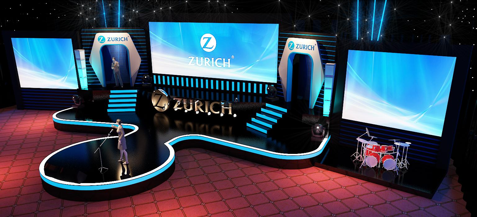nowoczesna scenografia eventowa łączy design z multimedialnymi efektami wizualnymi artystyczna przestrzeń tworząca klimat podczas wydarzeń