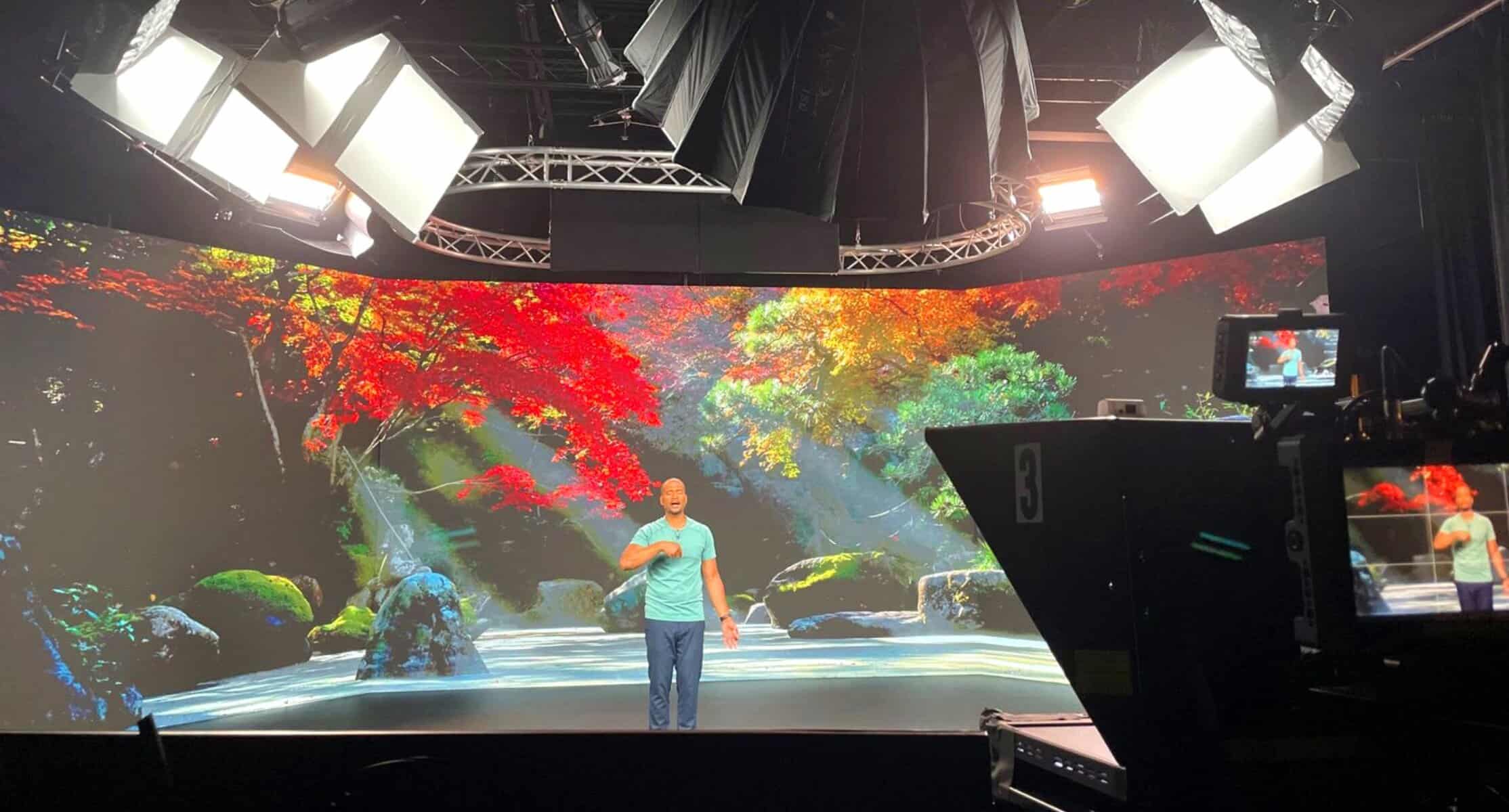 modularny ekran led za scena konferencyjna